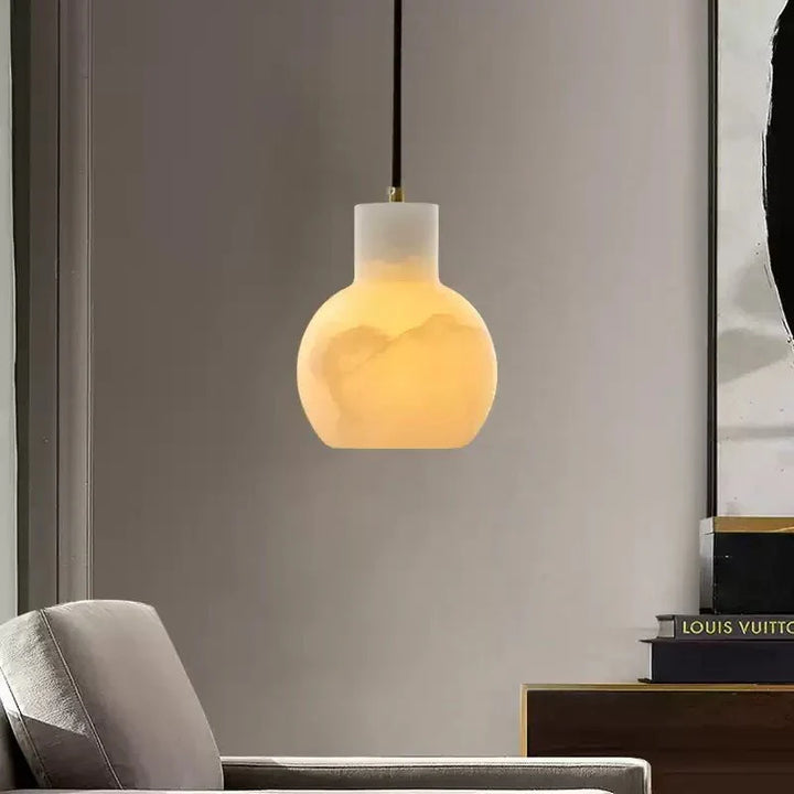 Eirerira alabastro lampadario a grappolo