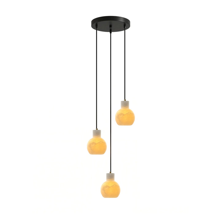 Eirerira alabastro lampadario a grappolo