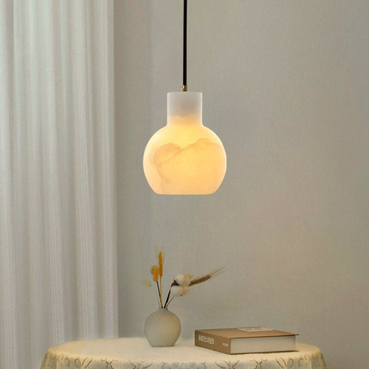 Eirerira alabastro lampadario a grappolo