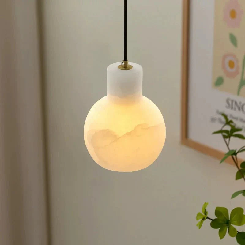 Eirerira alabastro lampadario a grappolo