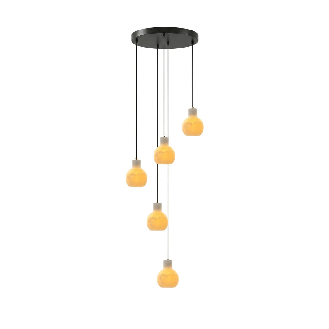 Eirerira alabastro lampadario a grappolo