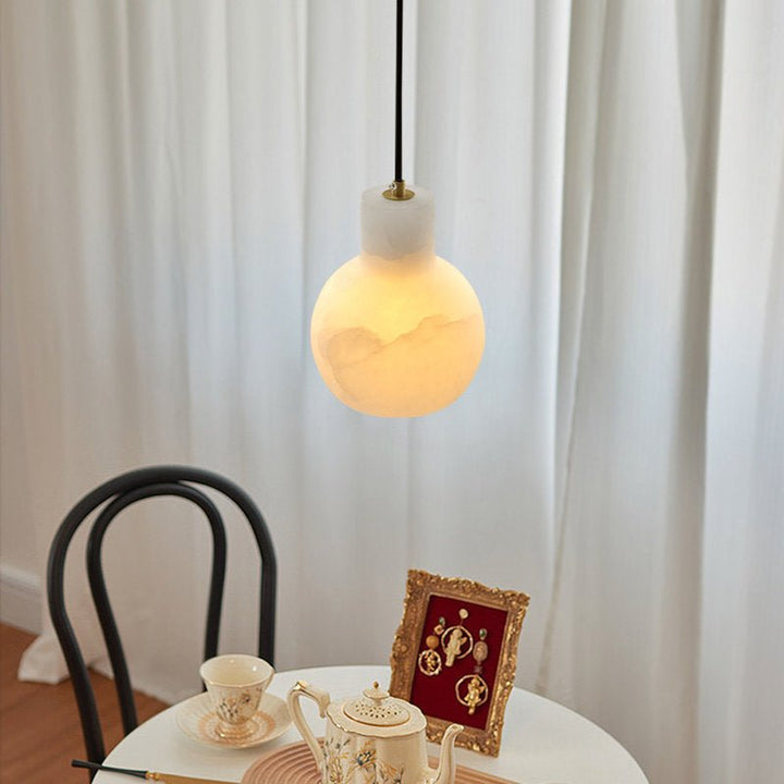 Eirerira alabastro lampadario a grappolo