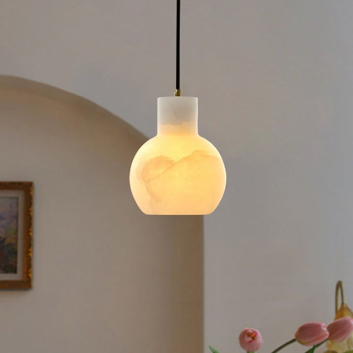 Eirerira alabastro lampadario a grappolo