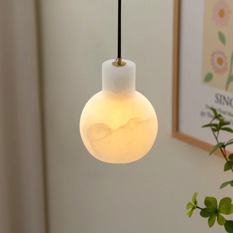 Eirerira alabastro lampadario a grappolo