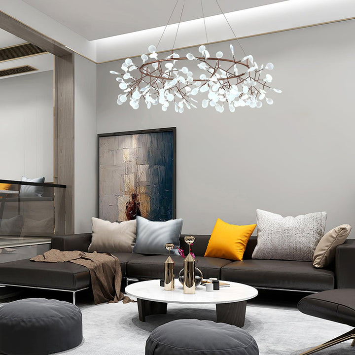 Olivia Unico LED Lampade a Sospensione Rotondo Art D&
