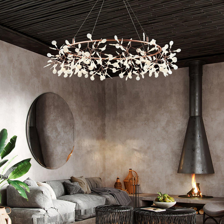 Olivia Unico LED Lampade a Sospensione Rotondo Art D&