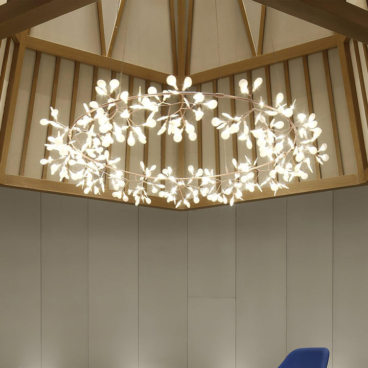 Olivia Unico LED Lampade a Sospensione Rotondo Art D&