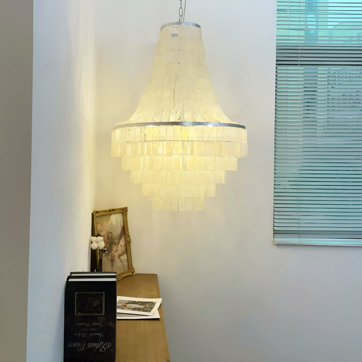 Naciira lampadario Boho Shell a Strati