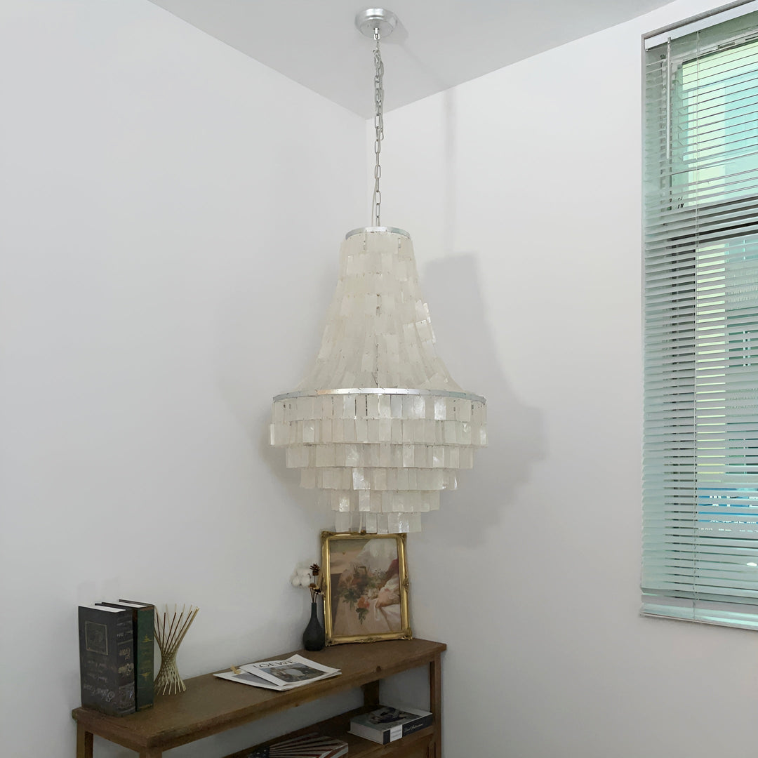 Naciira lampadario Boho Shell a Strati
