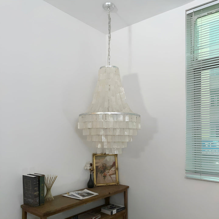 Naciira lampadario Boho Shell a Strati