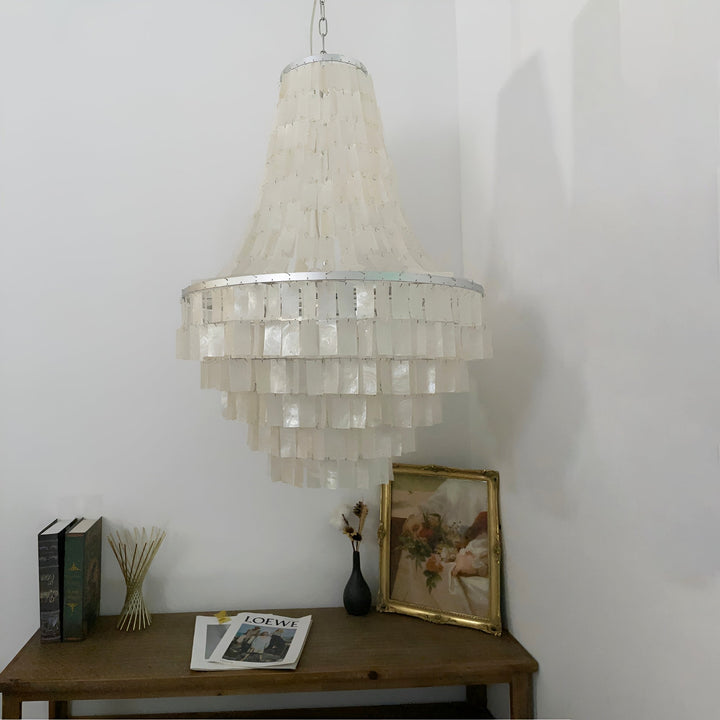 Naciira lampadario Boho Shell a Strati