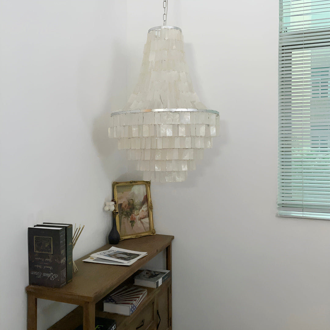Naciira lampadario Boho Shell a Strati