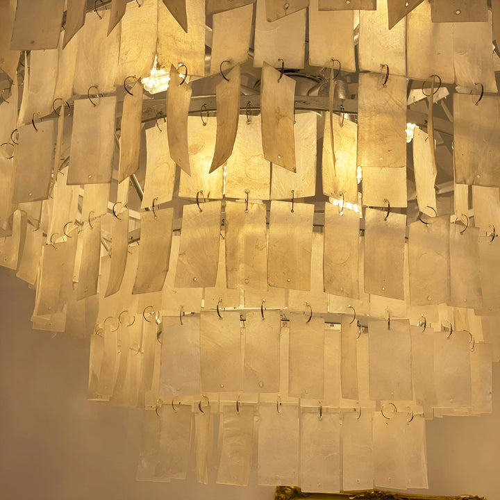 Naciira lampadario Boho Shell a Strati