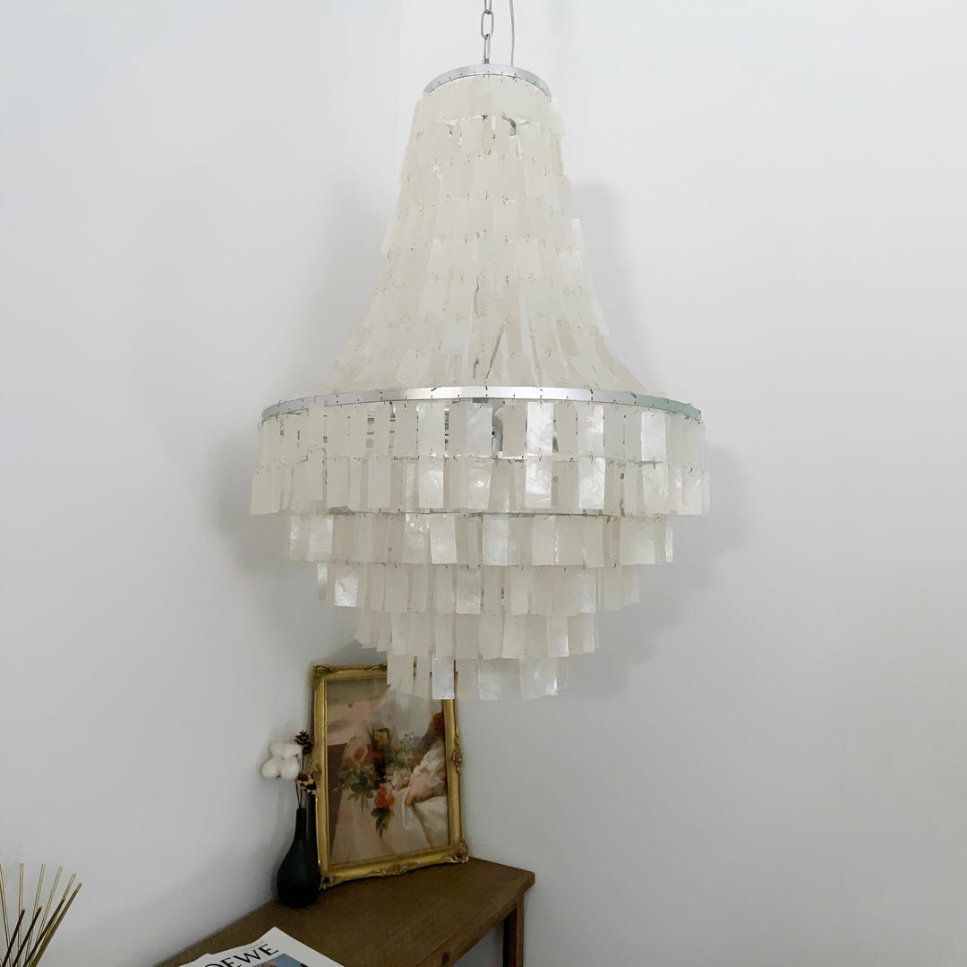 Naciira lampadario Boho Shell a Strati