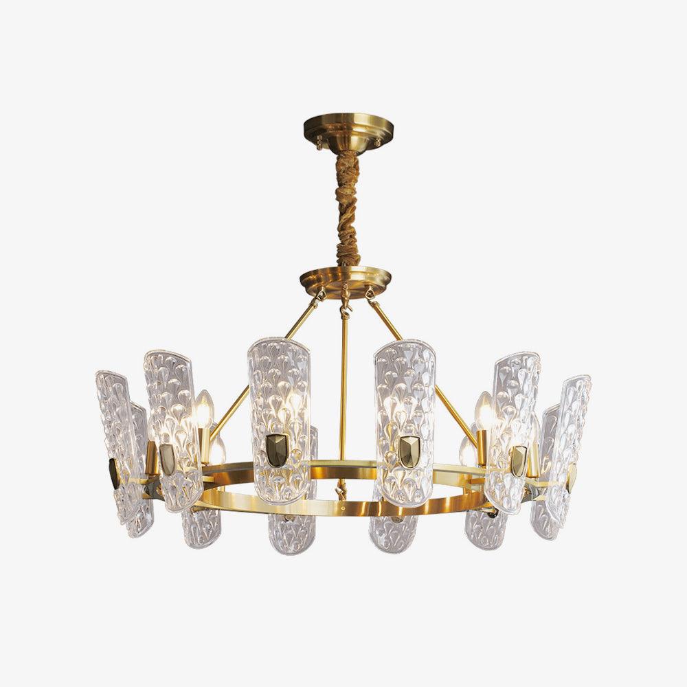 Casinian lampadario elegante in ottone