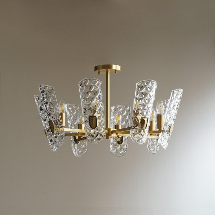 Casinian lampadario elegante in ottone