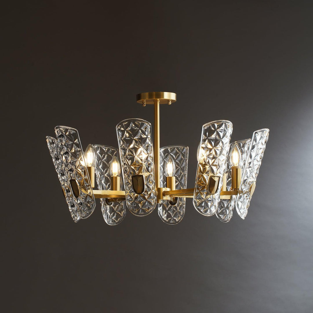 Casinian lampadario elegante in ottone