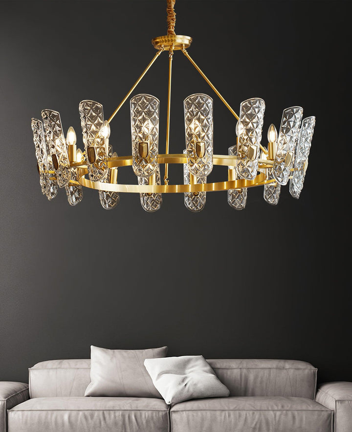 Casinian lampadario elegante in ottone