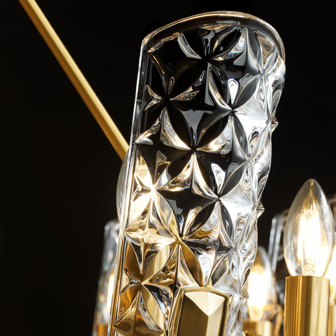 Casinian lampadario elegante in ottone