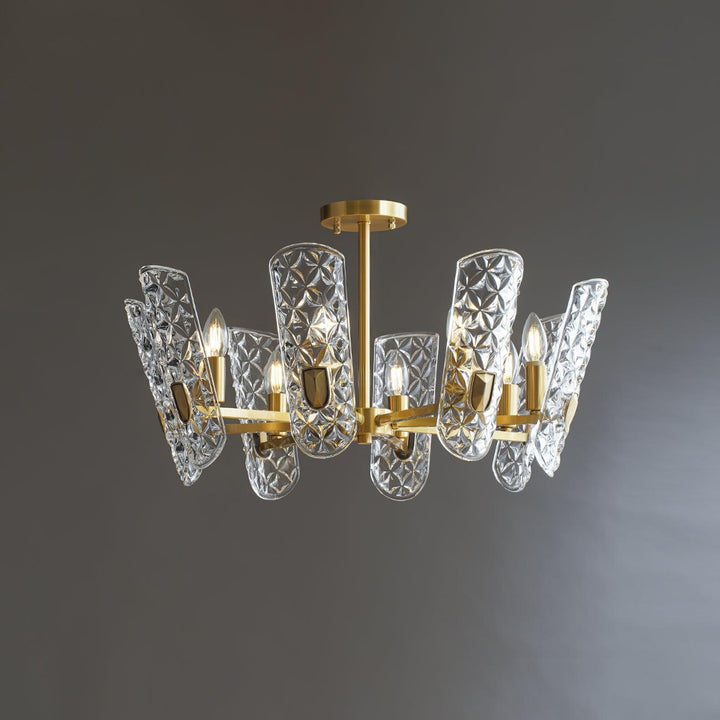 Casinian lampadario elegante in ottone