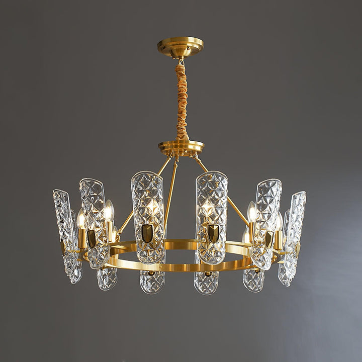 Casinian lampadario elegante in ottone