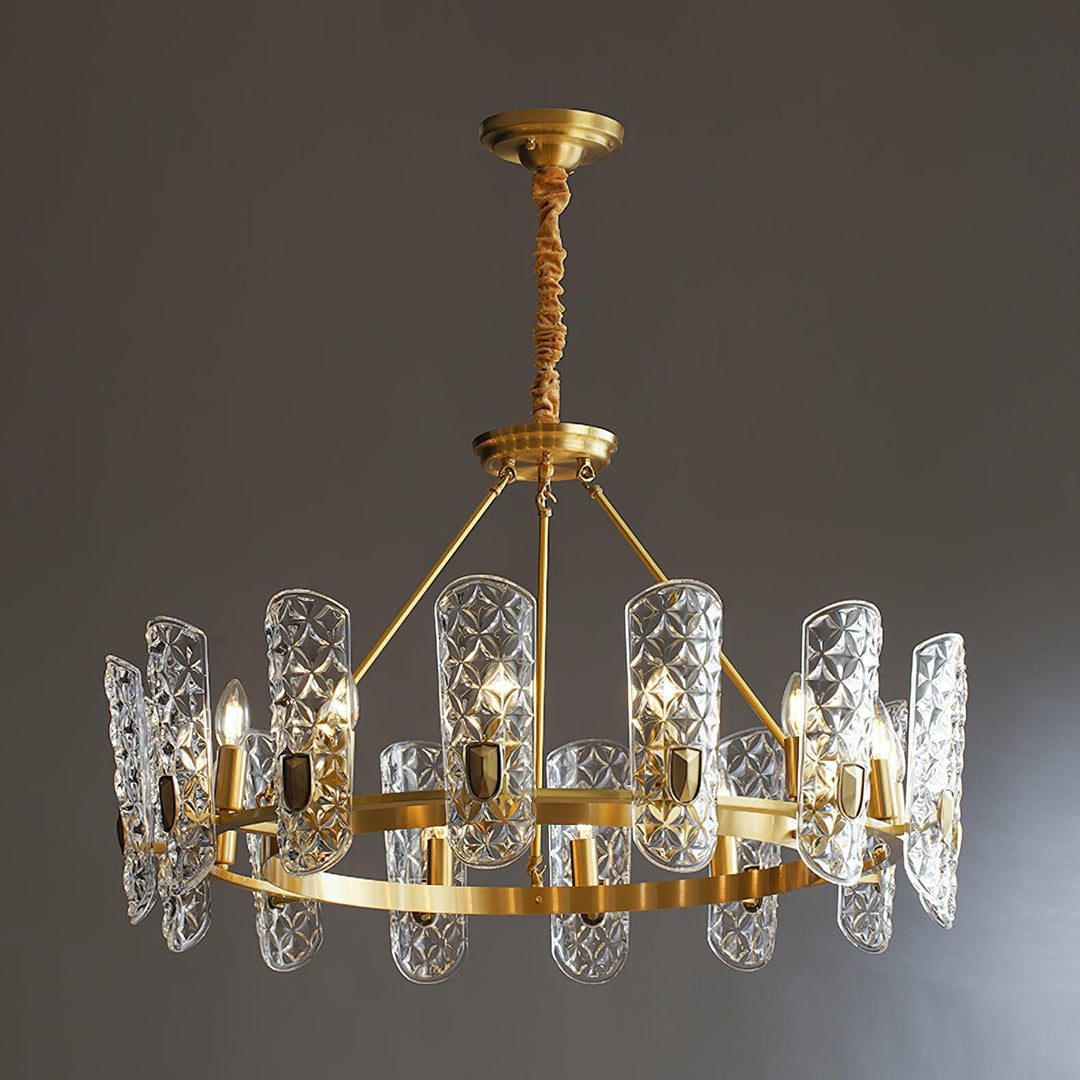 Casinian lampadario elegante in ottone