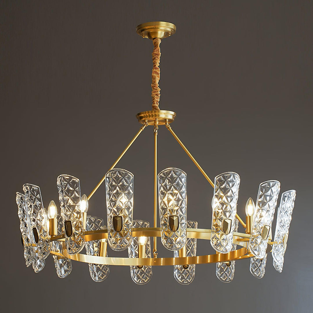 Casinian lampadario elegante in ottone