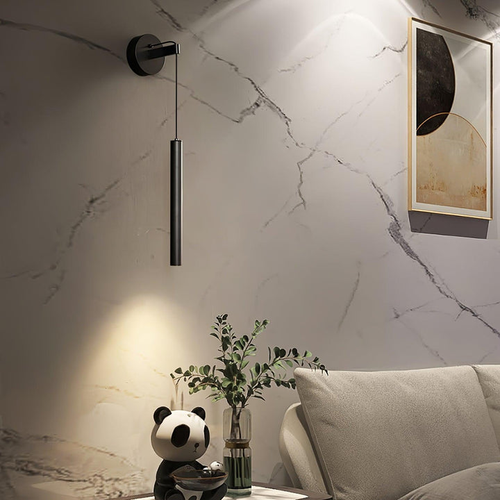 Thomasina Modern Minimalist Line Brass Wall Light - Letslighting