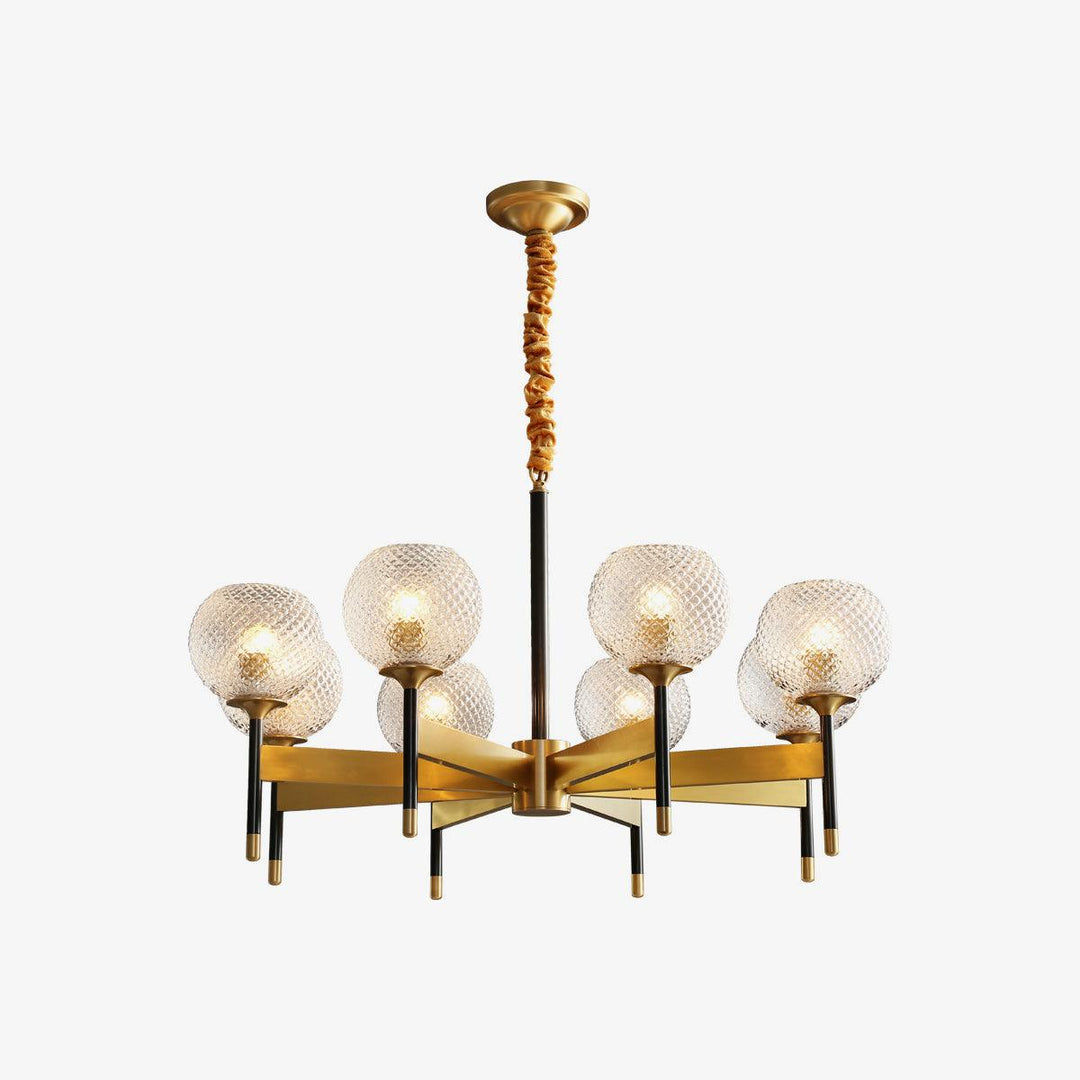 Glint lampadario moderno in ottone