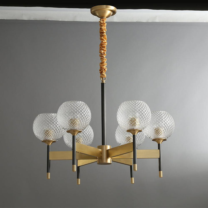 Glint lampadario moderno in ottone