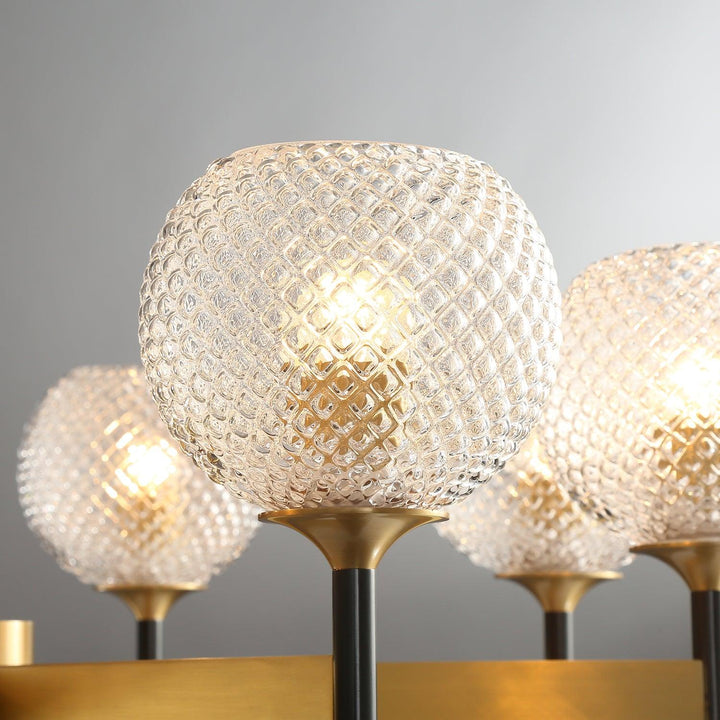 Glint lampadario moderno in ottone