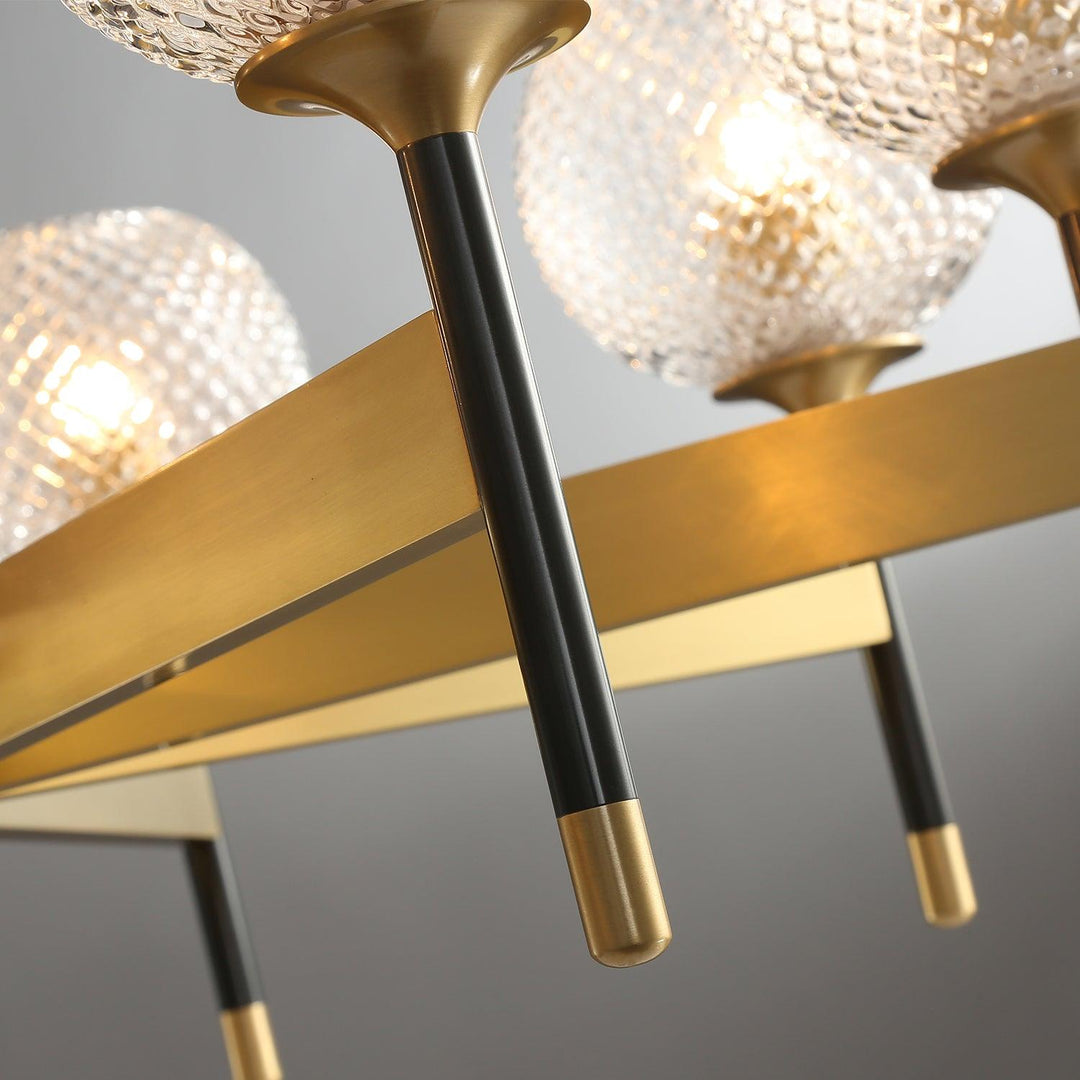 Glint lampadario moderno in ottone