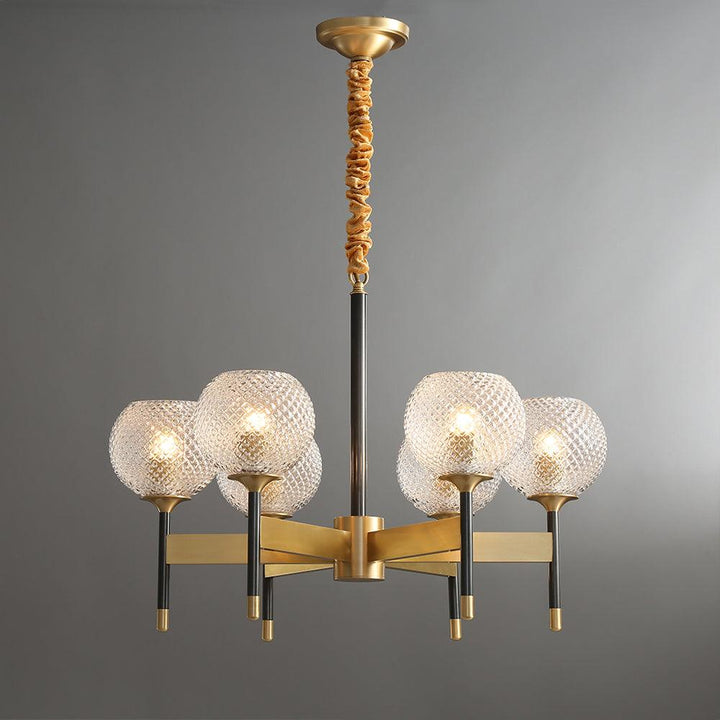 Glint lampadario moderno in ottone