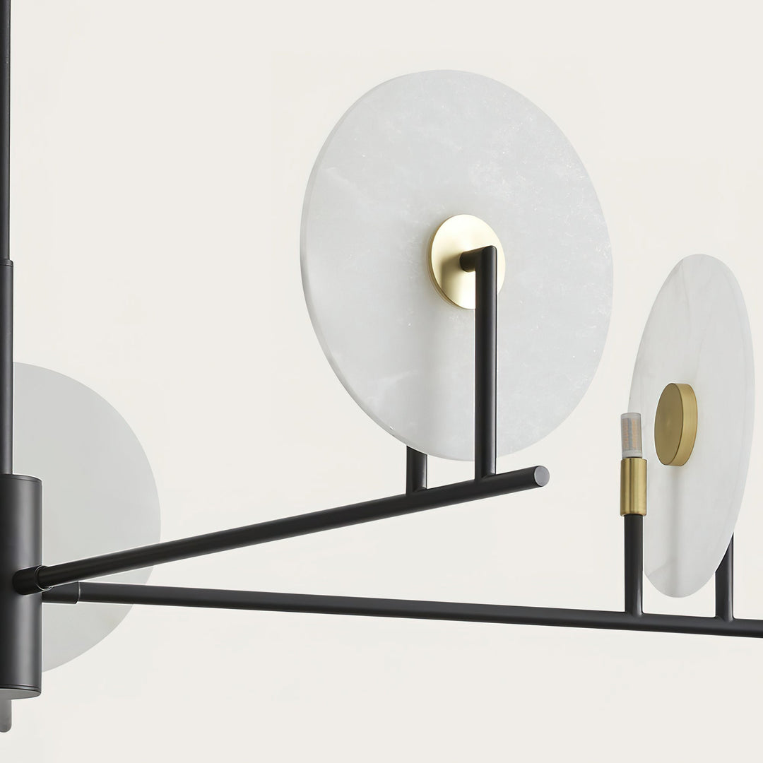 Nivorelle lampadario alabastro Dischi Lunari