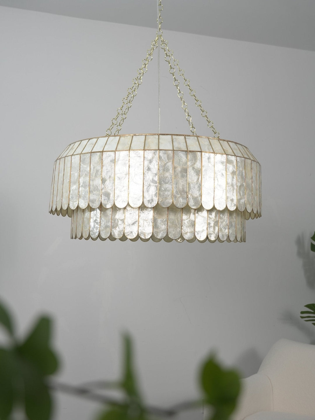 Capiz Aurelia lampadario