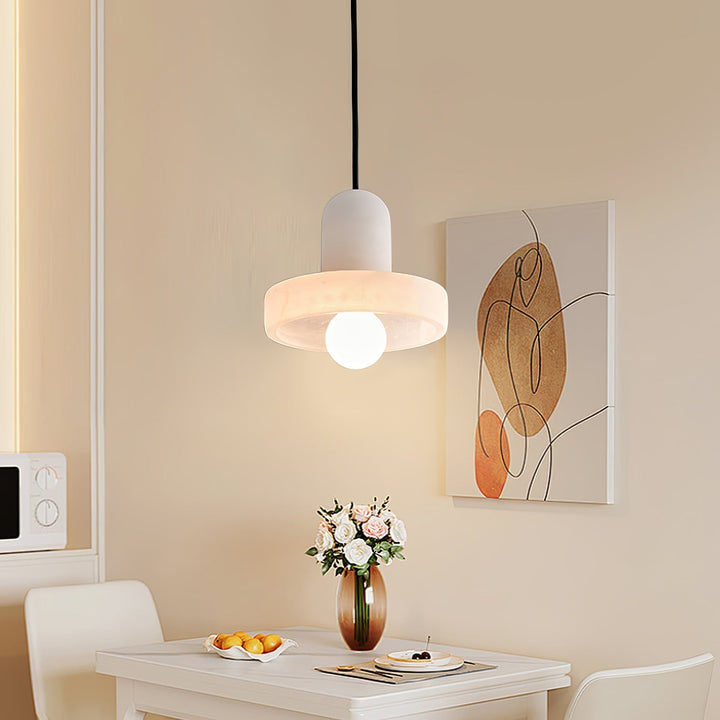 Carrara lampada a sospensione in alabastro