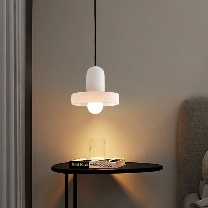 Carrara lampada a sospensione in alabastro