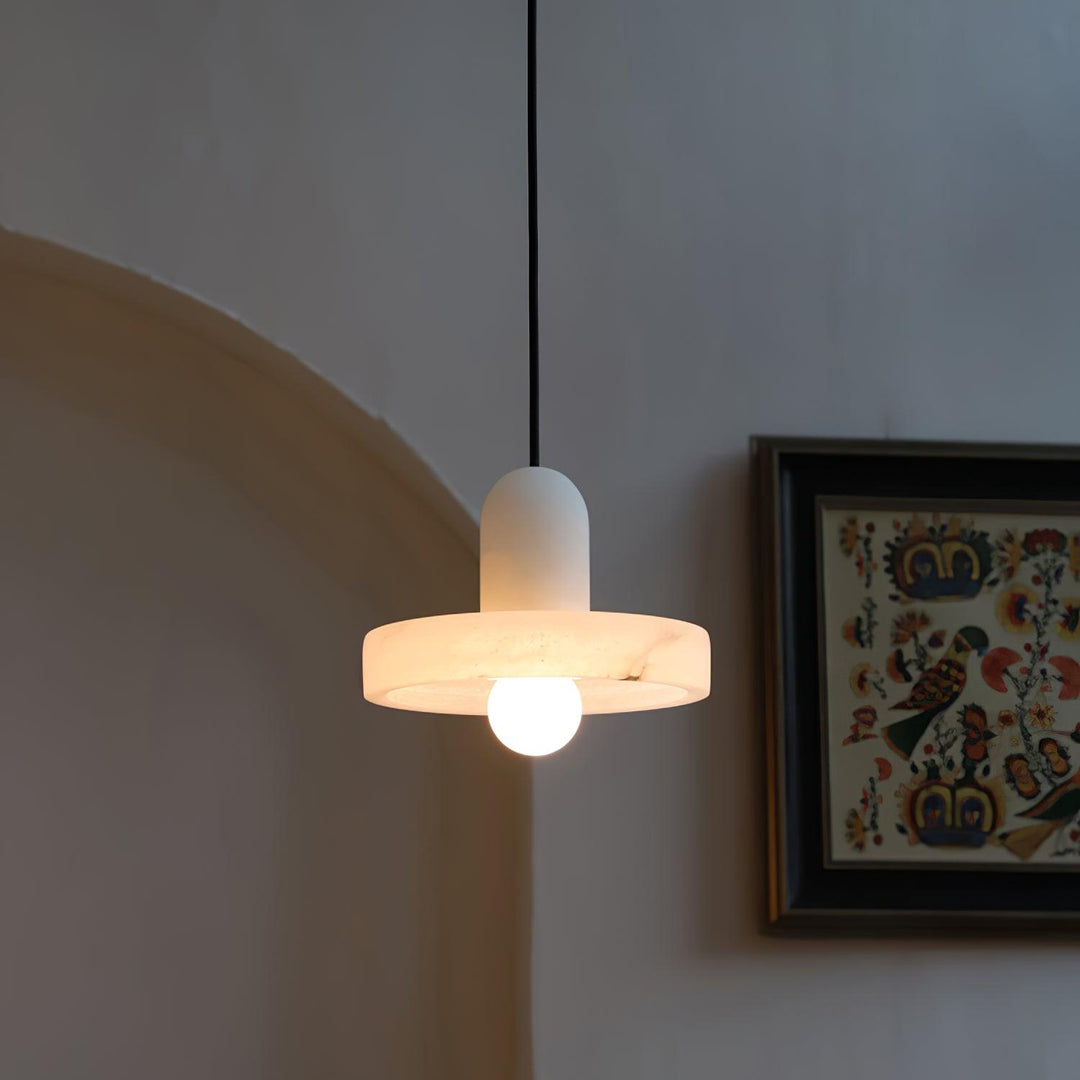 Carrara lampada a sospensione in alabastro