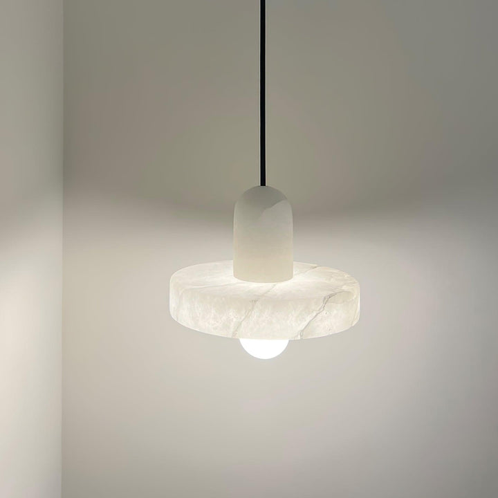 Carrara lampada a sospensione in alabastro