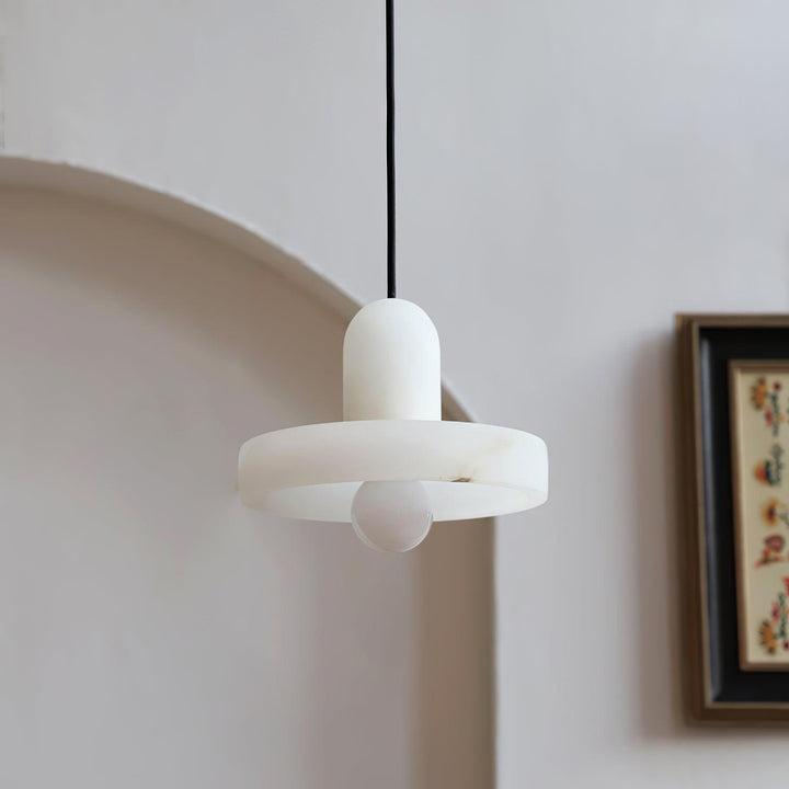 Carrara lampada a sospensione in alabastro