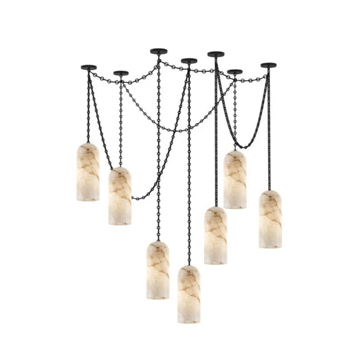 Auberon lampadario a Catena Cascante in Capsula