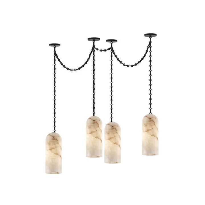 Auberon lampadario a Catena Cascante in Capsula