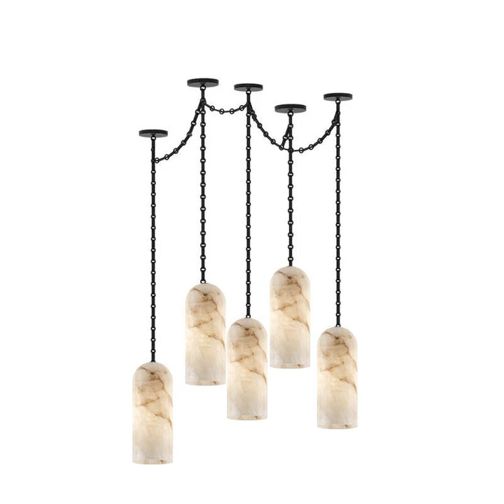 Auberon lampadario a Catena Cascante in Capsula