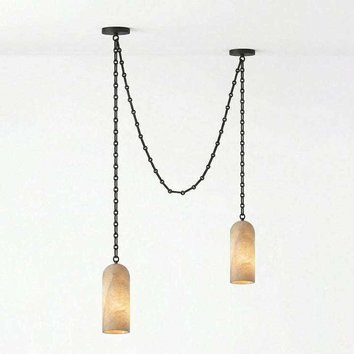 Auberon lampadario a Catena Cascante in Capsula