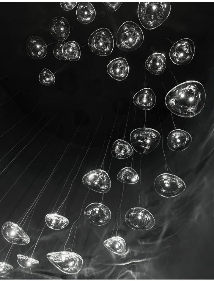 Glacial Float Cascade vetro lampadario