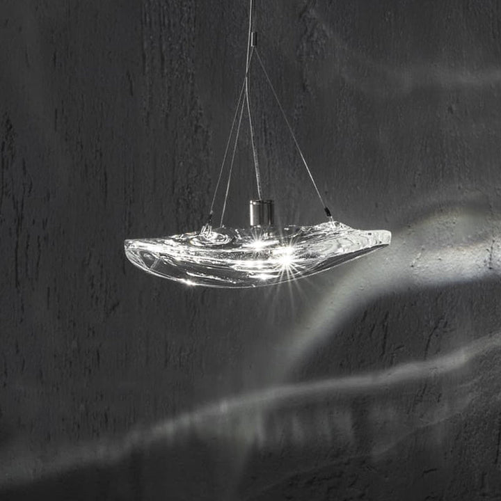 Glacial Float Cascade vetro lampadario