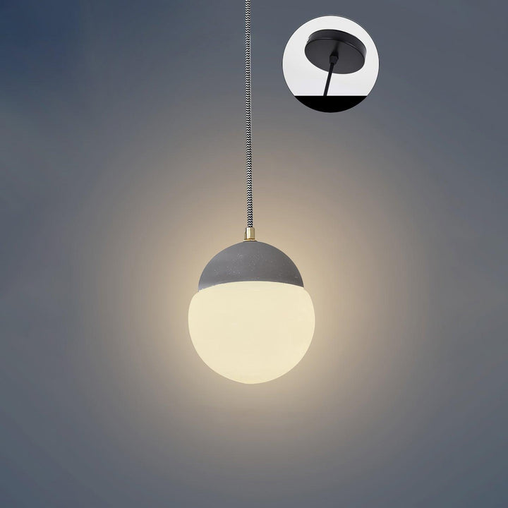 Ilraearis lampada a sospensione in vetro