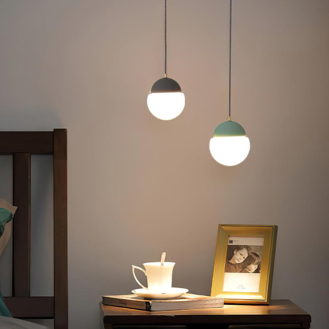 Ilraearis lampada a sospensione in vetro