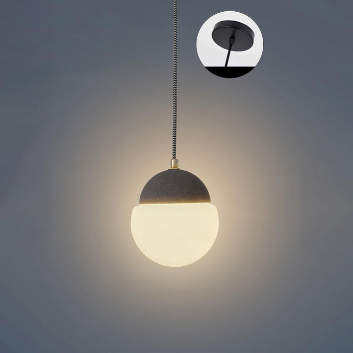 Ilraearis lampada a sospensione in vetro