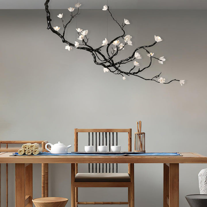 Fioeiel lampadario Ceramica fiore Ramo nero